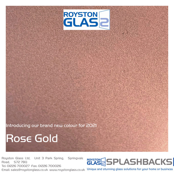 Introducing Rose Gold from Royston Glass